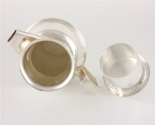 ASPREY CO SILVER PLATED COCKTAIL SHAKER ART DECO MILK CHURN C1930 - ADDITIONAL PHOTO 5