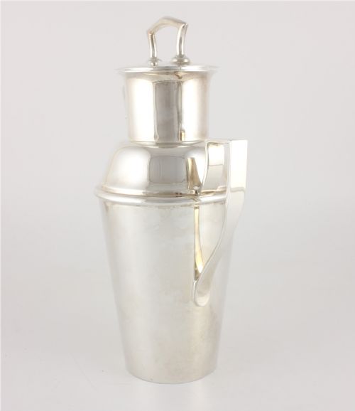 ASPREY CO SILVER PLATED COCKTAIL SHAKER ART DECO MILK CHURN C1930 - ADDITIONAL PHOTO 6