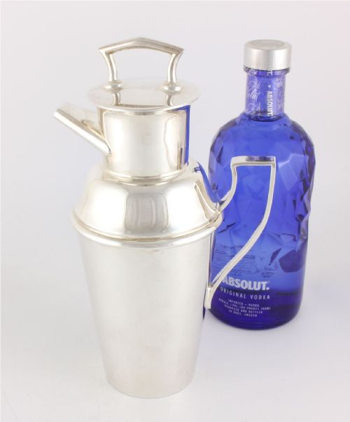 ASPREY CO SILVER PLATED COCKTAIL SHAKER ART DECO MILK CHURN C1930 - ADDITIONAL PHOTO 13