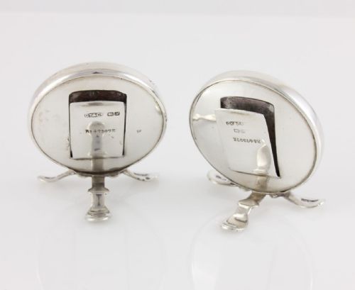 TWO SILVER FLY FISHING MENU CARD HOLDERS PHOTO CLIPS GREY CO 1913 - ADDITIONAL PHOTO 9
