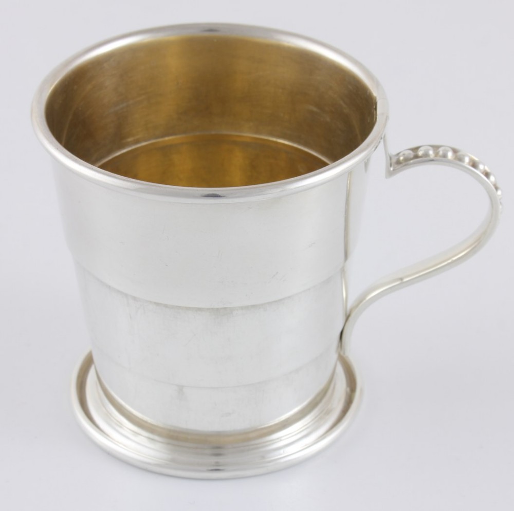 American Sterling Silver Collapsible Cup. 