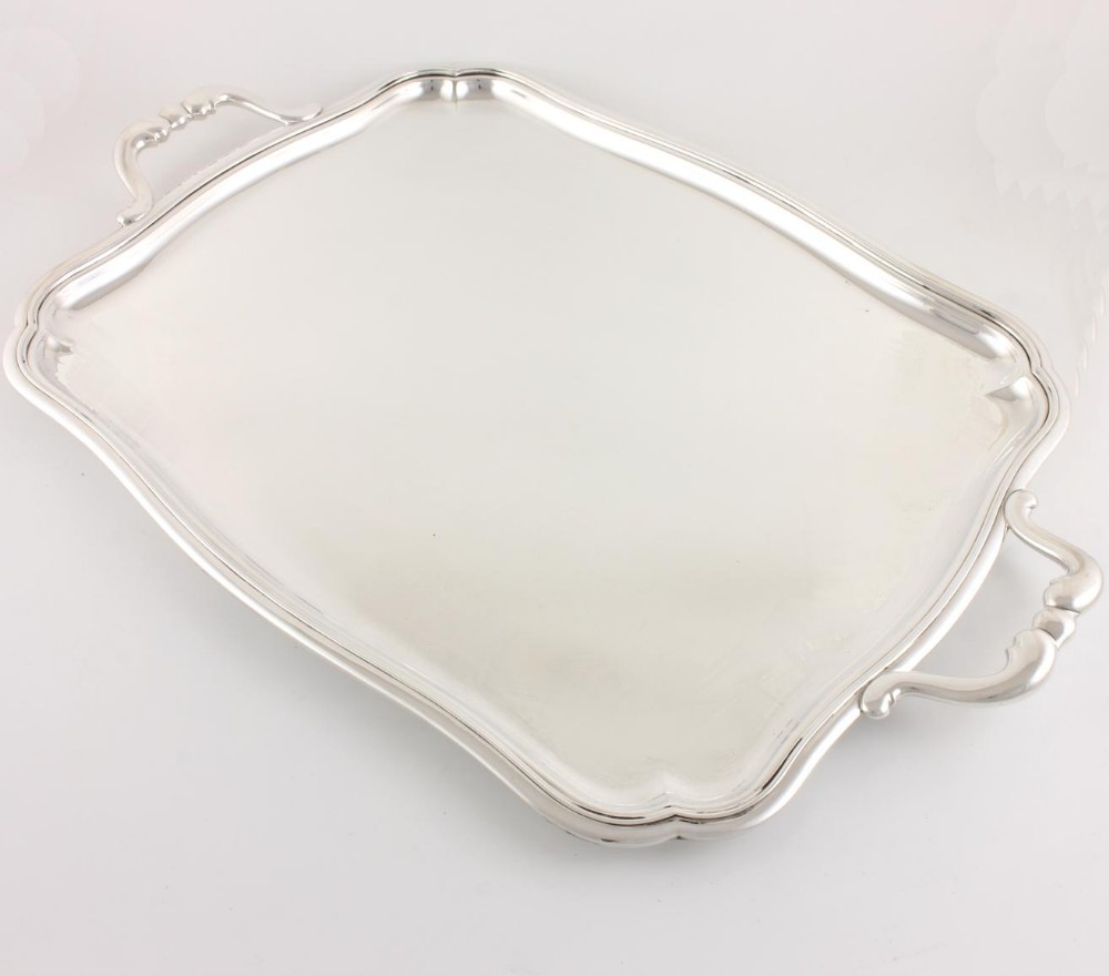 Large Christofle Silver Plated Serving Tray.