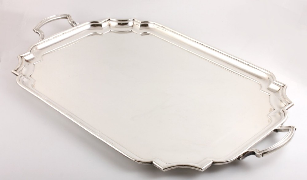Large Garrard & Co Silver Plated Tray.