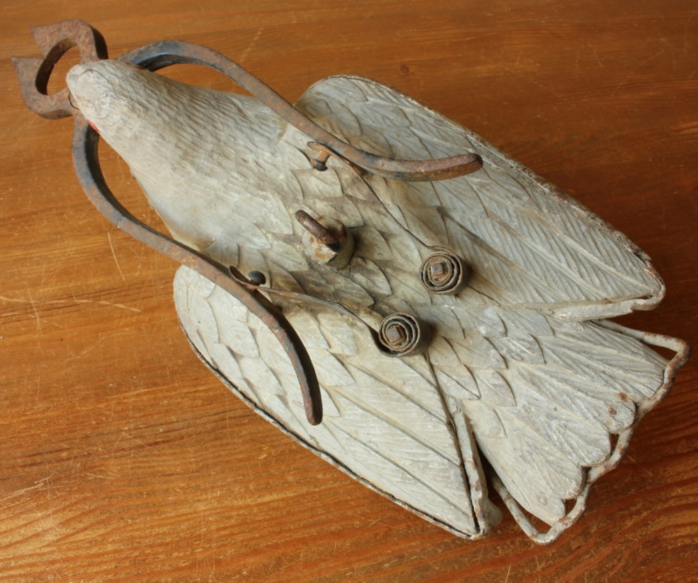 Folk Art Pigeon Blacksmith Trade Shop Sign. 