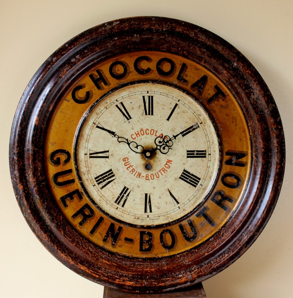 Guerin Boutron Chocolate Wall Clock.