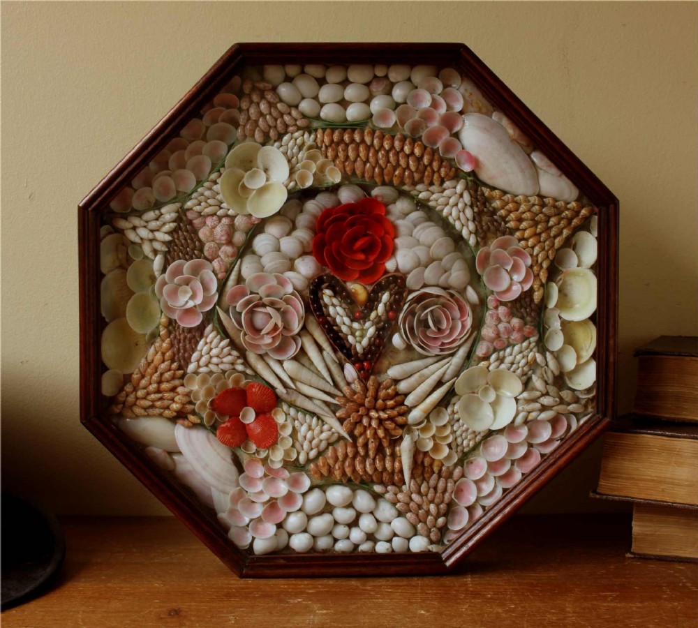 Antique Sailor's Shell Valentine.