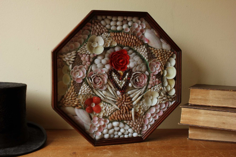Antique Sailor's Shell Valentine. View II