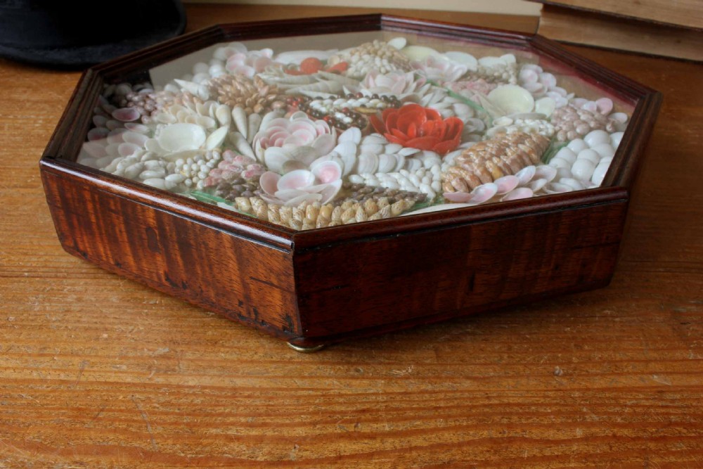 Antique Sailor's Shell Valentine. View VIII