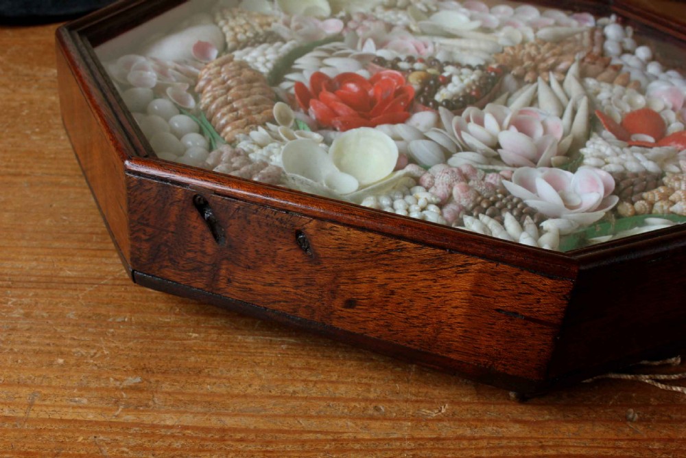 Antique Sailor's Shell Valentine. View IX