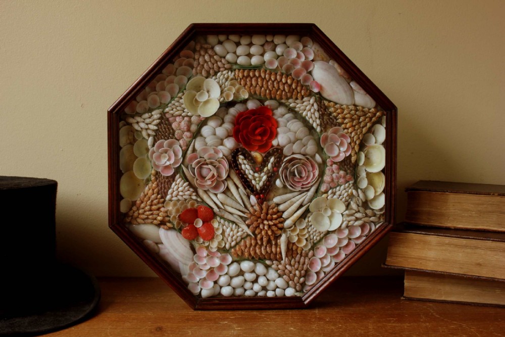 Antique Sailor's Shell Valentine. View XI