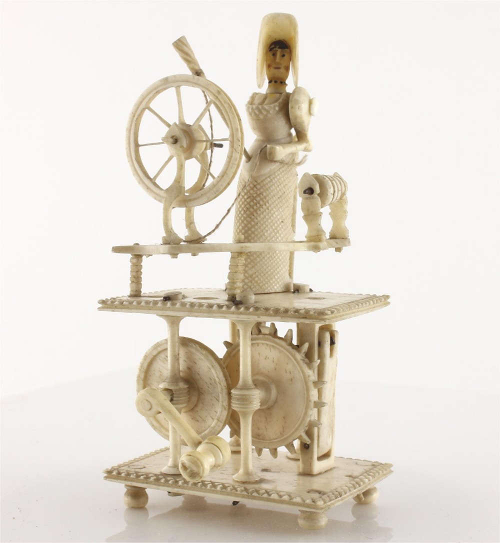 Napoleonic Prisoner of War Bone Spinning Jenny. c1810.