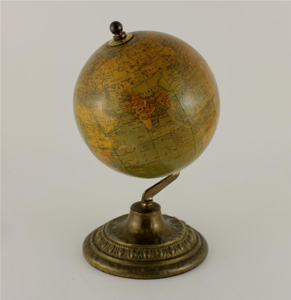 Antique 6 Inch Philips Terrestrial Globe.