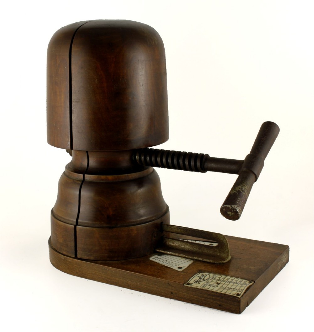 Antique Reslaw Mechanical Milliner's Hat Sizer Block.
