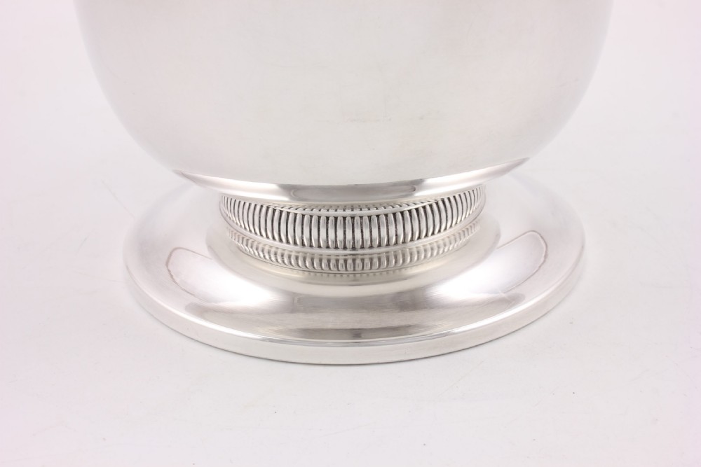 Vintage French Silver Plate Lion Handle Wine Cooler. Champagne Bucket. View XIII