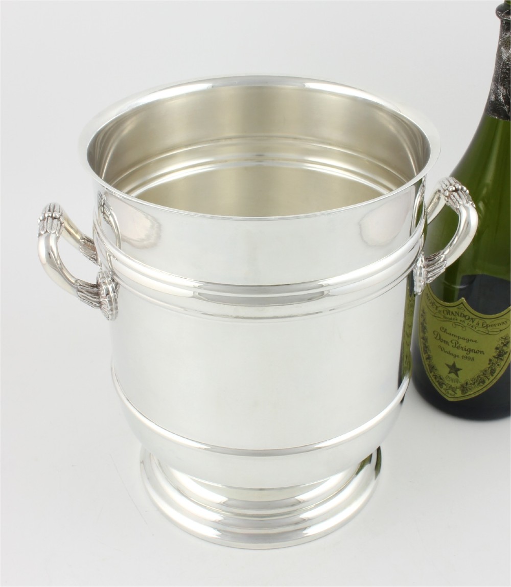 Vintage Christofle Malmaison Champagne Cooler. French Wine Ice Bucket.