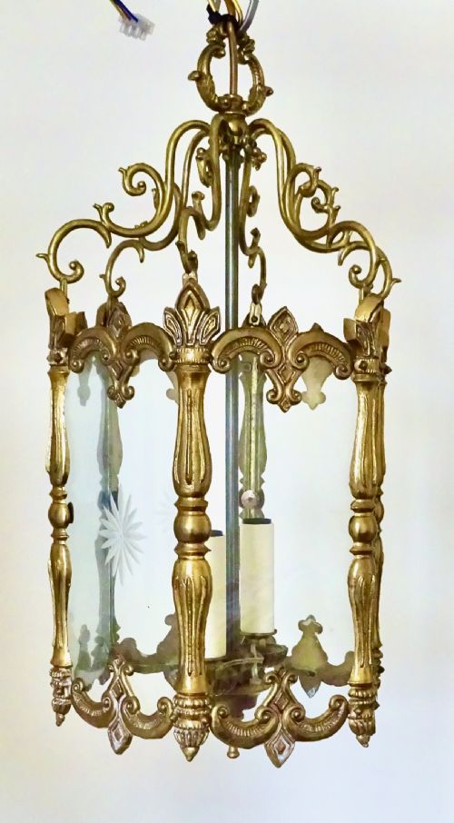 Brass Hall Lantern