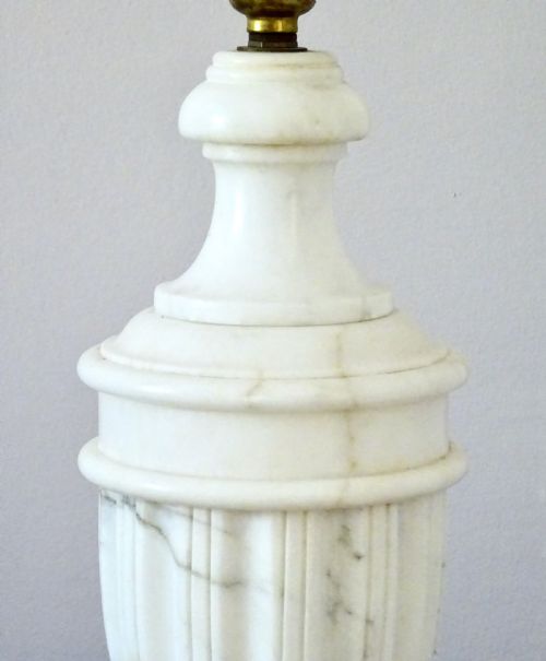 fig 1. TALL MARBLE LAMP