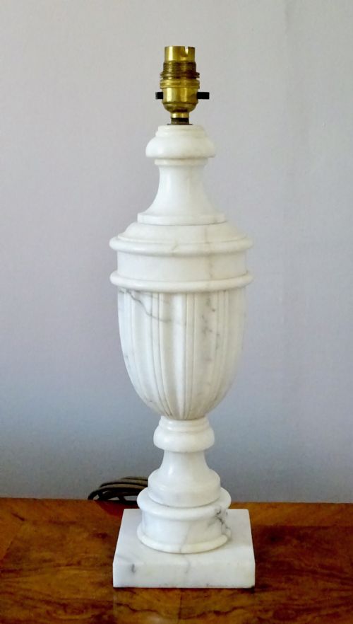 Tall Marble Lamp