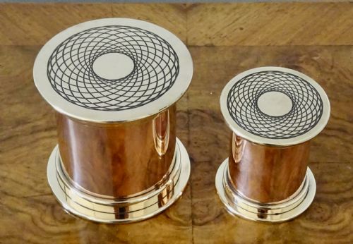 Pair Arts and Crafts Maciver Orton Pots with Lids