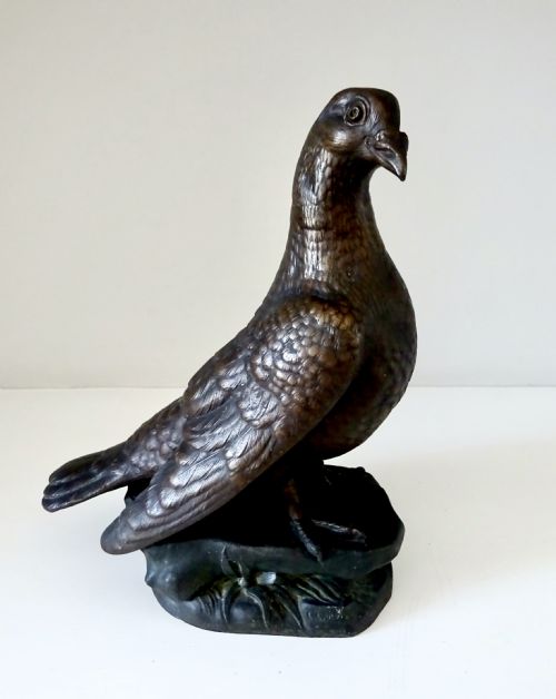 Spelter Racing Pigeon by L Carvin