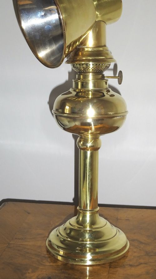 fig 1. WILD AND WESSEL ADJUSTABLE HEIGHT OIL LAMP