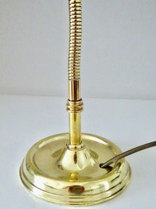 fig 1. ANTIQUE BENDY DESK LAMP