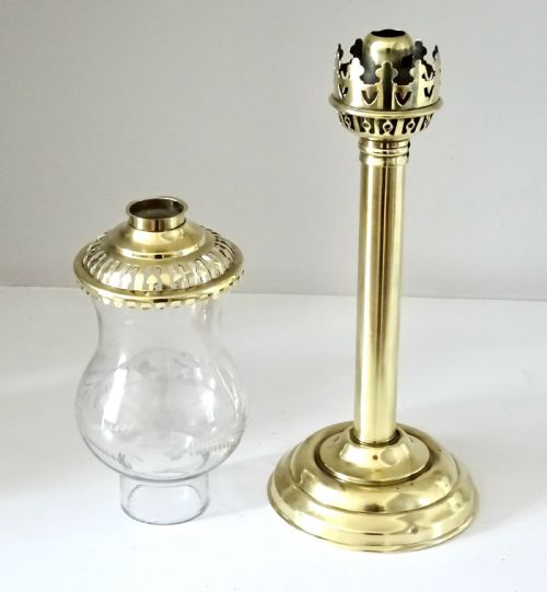 fig 1. SHERWOODS CANDLE LAMP MARKED A.C. PARIS
