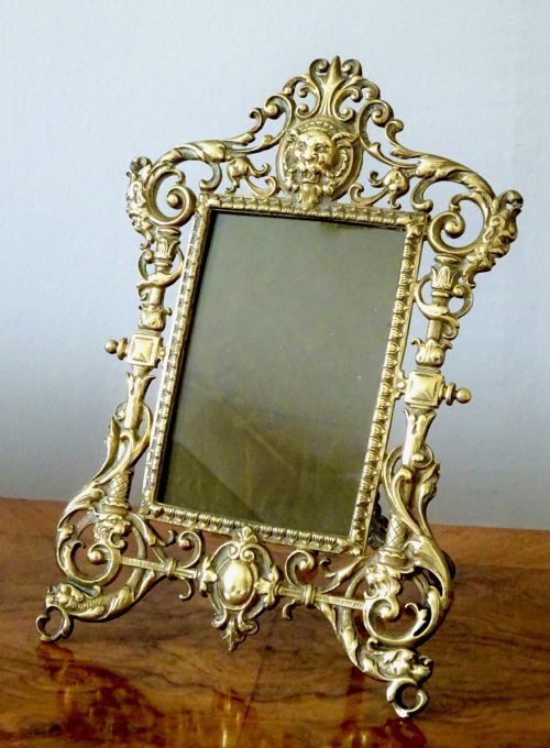 Ornate  Brass Photo  Frame