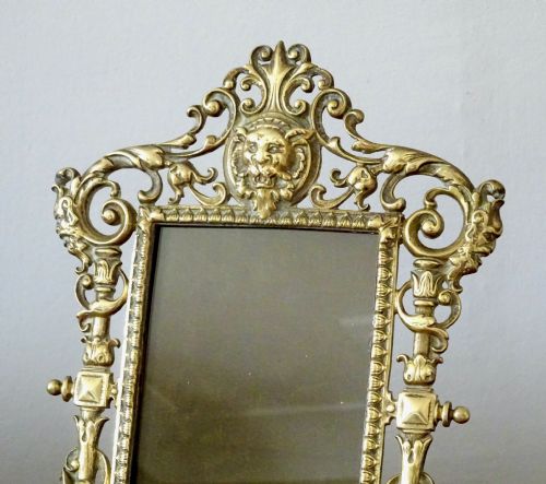 fig 1. ORNATE BRASS PHOTO FRAME