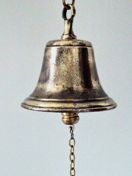 fig 1. SMALL BRONZE 'STARTER'S' BELL WITH CHAIN ATTACHMENT