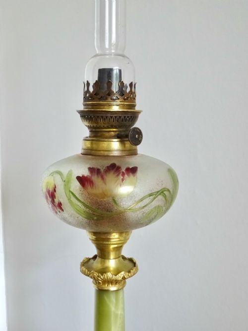 fig 2. C1890- FRENCH OIL LAMP