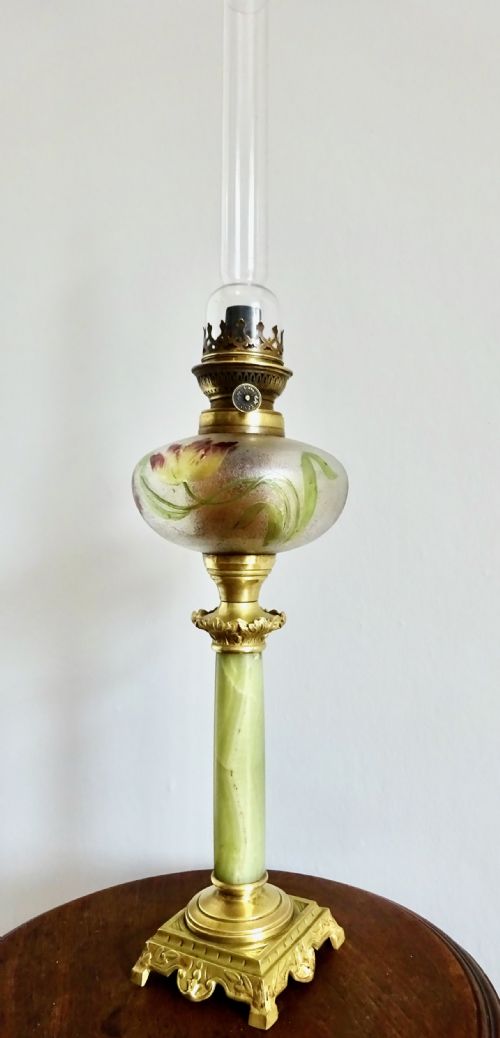 C1890- French Oil Lamp