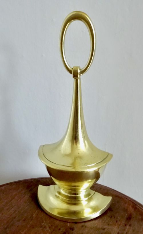 Brass Doorstop by Wm Tonks