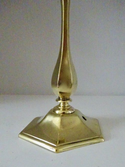 fig 1. EDWARDIAN BRASS TABLE LAMP