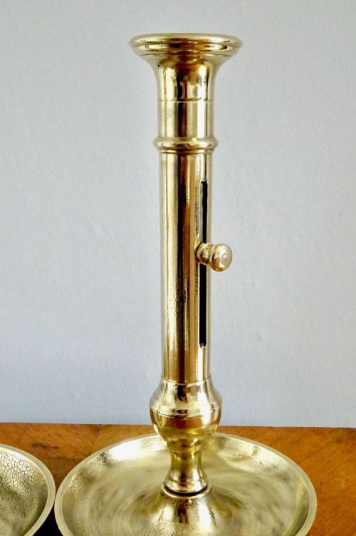 CIRCA 1898 PAIR EJECTOR CANDLESTICKS - ADDITIONAL PHOTO 1