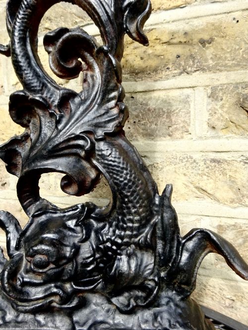 18901920 LARGE IRON DOLPHIN DOORSTOP - ADDITIONAL PHOTO 4
