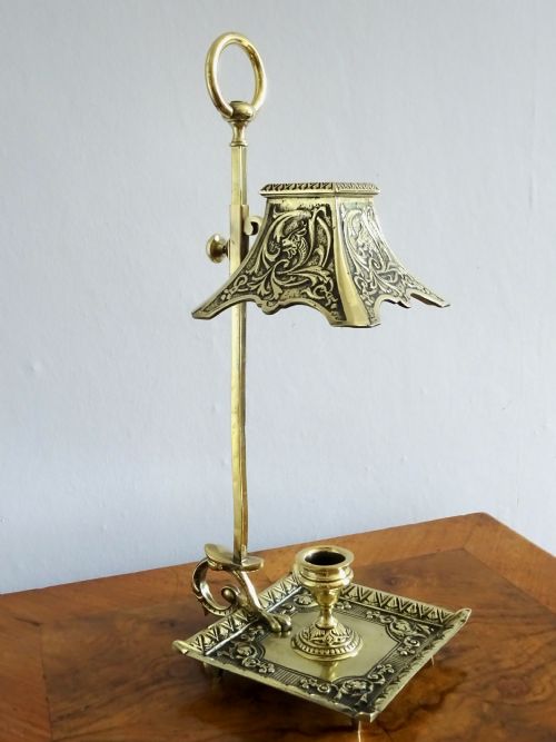 18801900 A CANDLE HOLDER WITH ADJUSTABLE SHADE BY AFC - ADDITIONAL PHOTO 4