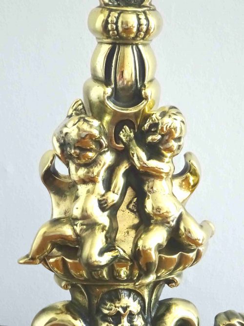 18801900 LARGE CHERUB AND DOLPHINS DOORSTOP - ADDITIONAL PHOTO 1