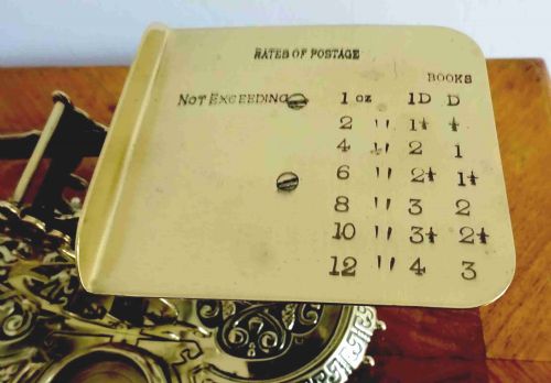 1888 POSTAL SCALES AND WEIGHTS - ADDITIONAL PHOTO 1