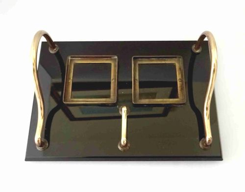 1930S INKSTAND WITH ORIGINAL INK POTS - ADDITIONAL PHOTO 7