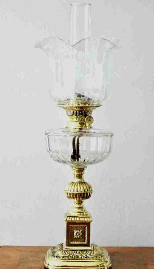 1897-1899 - Oil Lamp with Original  Shade