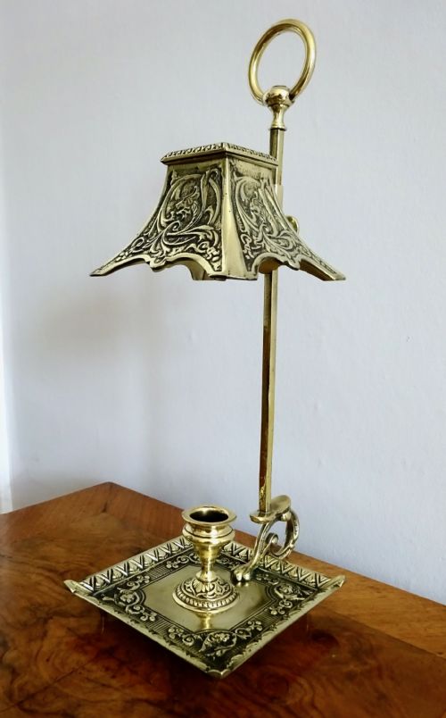 18801900 A CANDLE HOLDER WITH ADJUSTABLE SHADE BY AFC - ADDITIONAL PHOTO 1