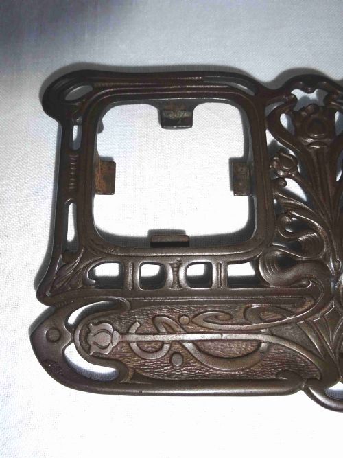 1907 ART NOUVEAU STAND WITH ORIGINAL INK BOTTLES - ADDITIONAL PHOTO 5