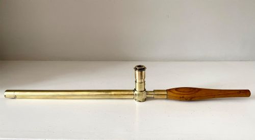 fig 1. A brass trench periscope stamped PERISCOPE MK IX 1918 R. & J. BECK LTD. NO 2310.