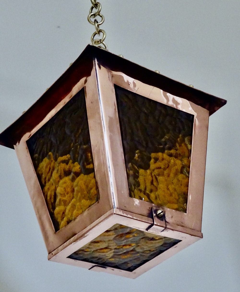 A SMALL COPPER AND BRASS LANTERN View IV