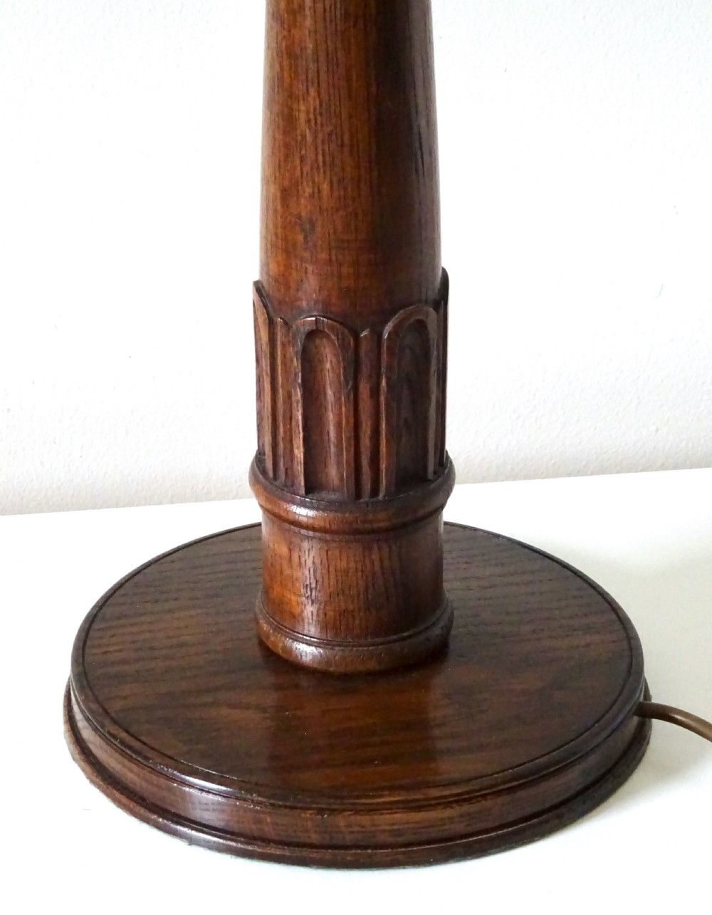 TALL  WOODEN LAMP View II