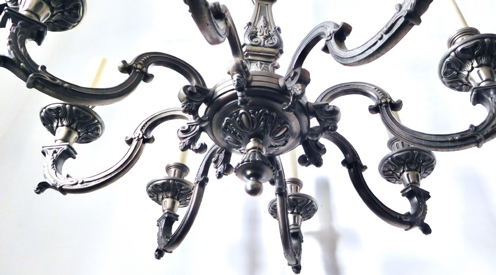VICTORIAN EIGHT ARM CHANDELIER View II