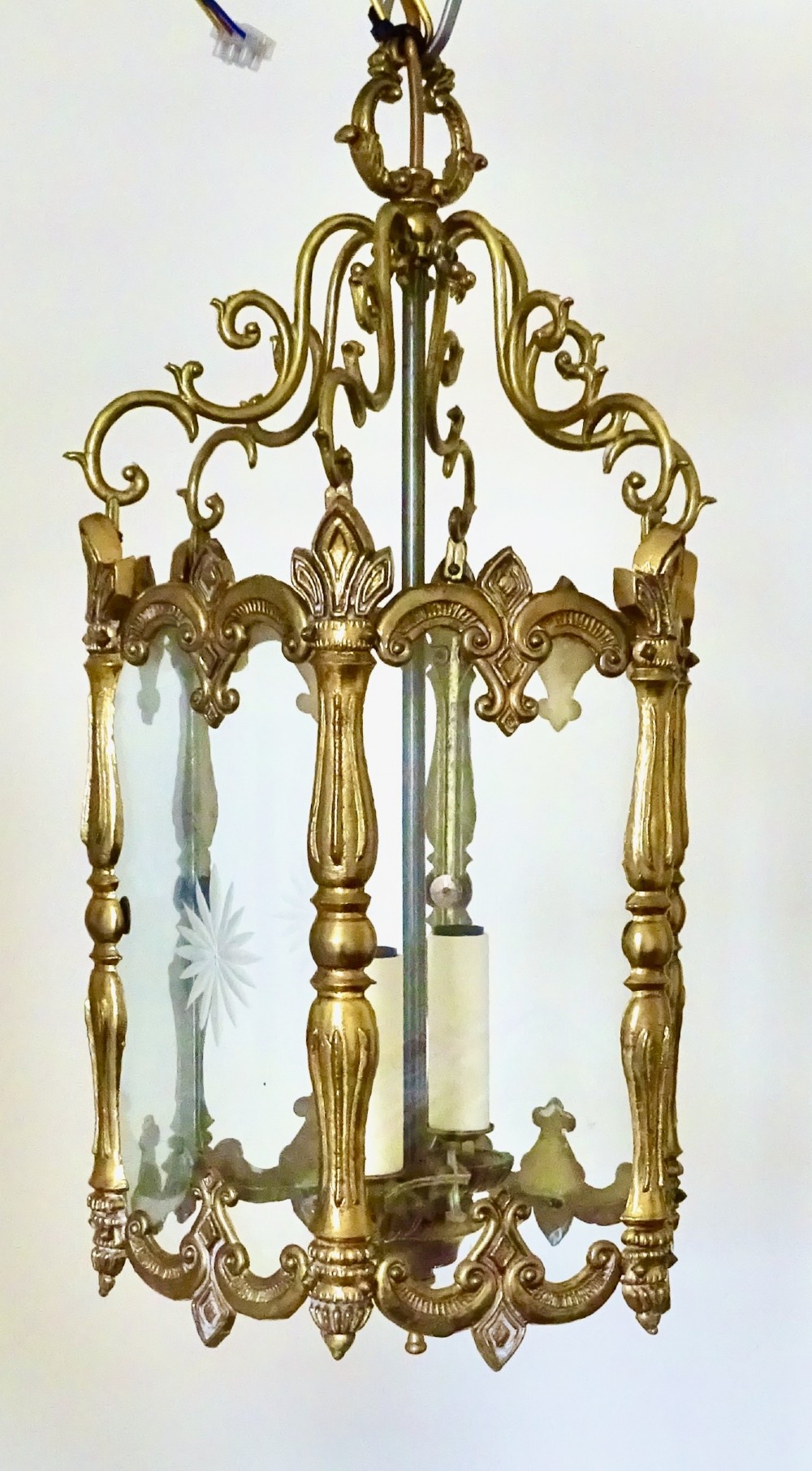 BRASS HALL LANTERN