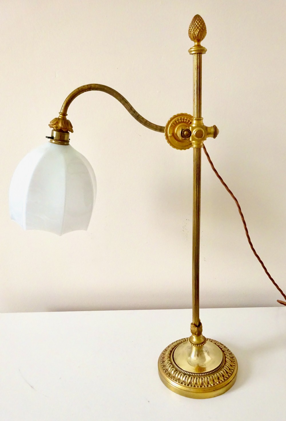 ADJUSTABLE DESK LAMP MARKED L'UVIVERSE ED PARIS View XV
