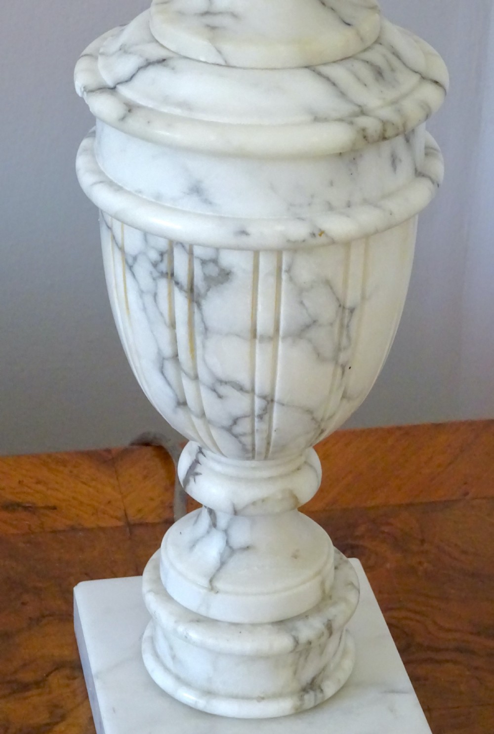 A HEAVY MARBLE LAMP View III